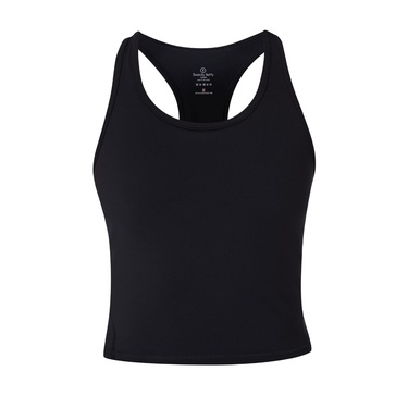  Sweaty Betty Power Medium Impact Crop Gym T Kadın Siyah Fitness Bra