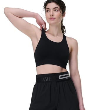  Sweaty Betty Stamina Seamless Sports Bra Kadın Siyah Fitness Bra