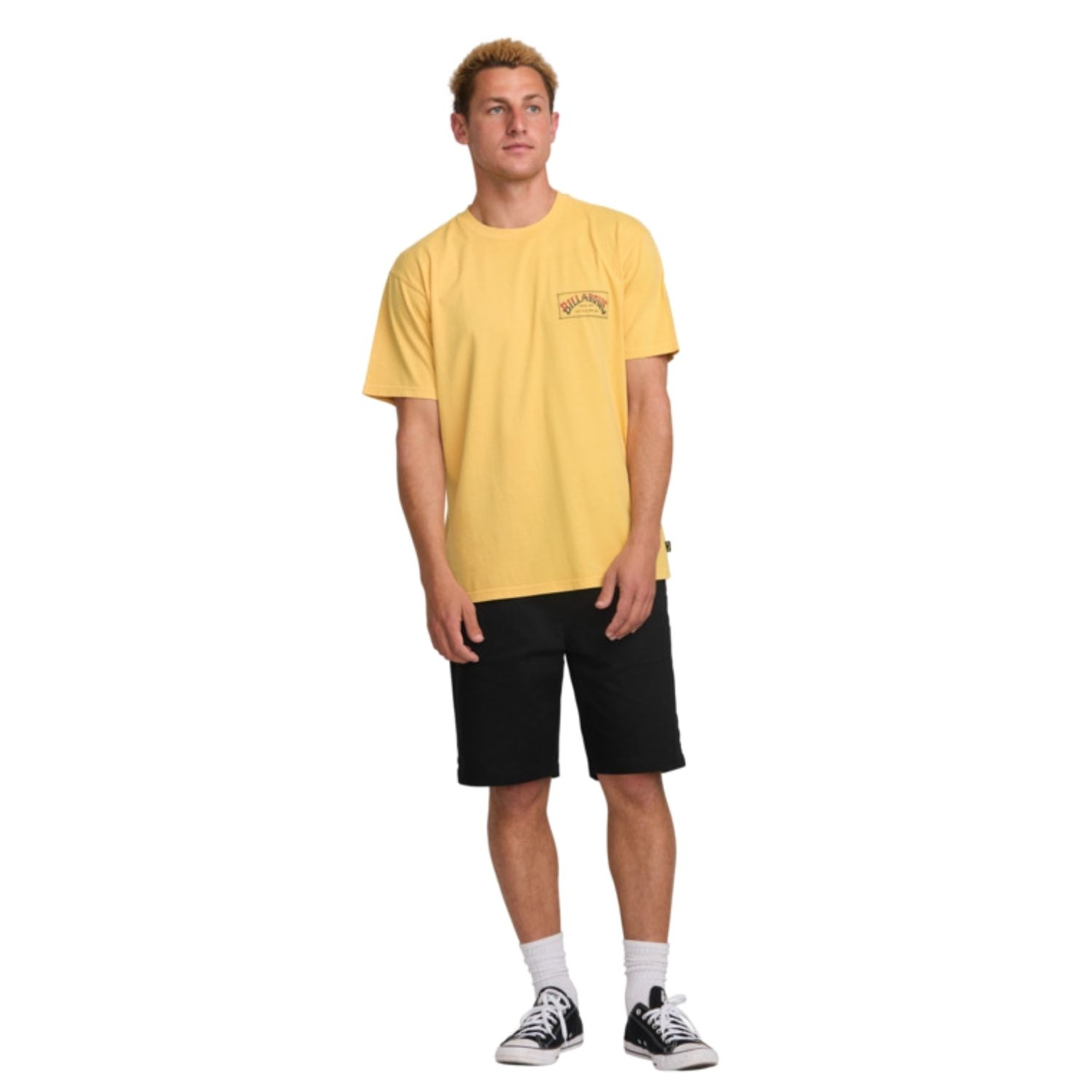 Billabong Original Arch Premium Ww Ss Erkek Sarı Tişört