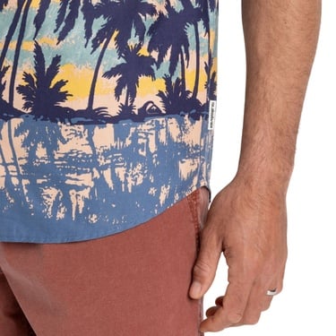  Quiksilver Apero Classic Engineered Erkek Mavi Gömlek