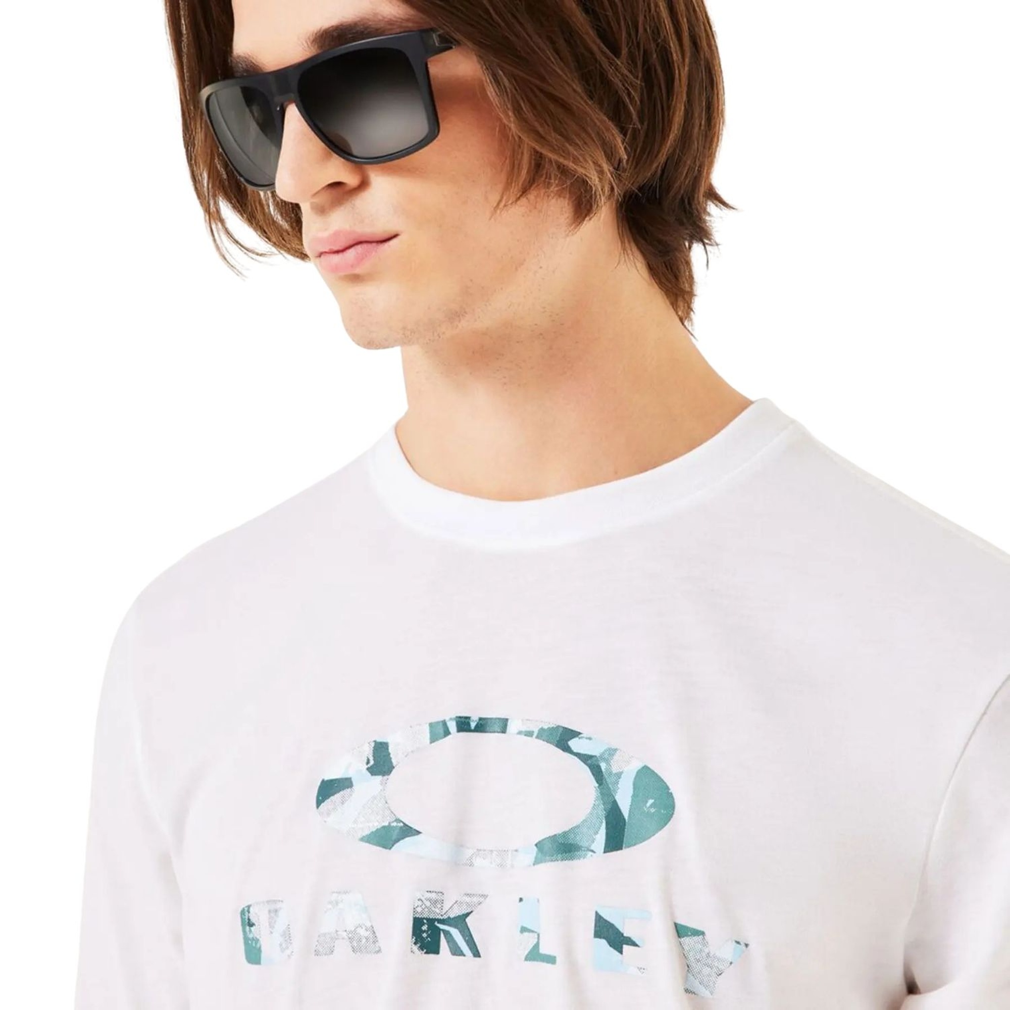 Oakley Bark Sun Erkek Beyaz Tişört