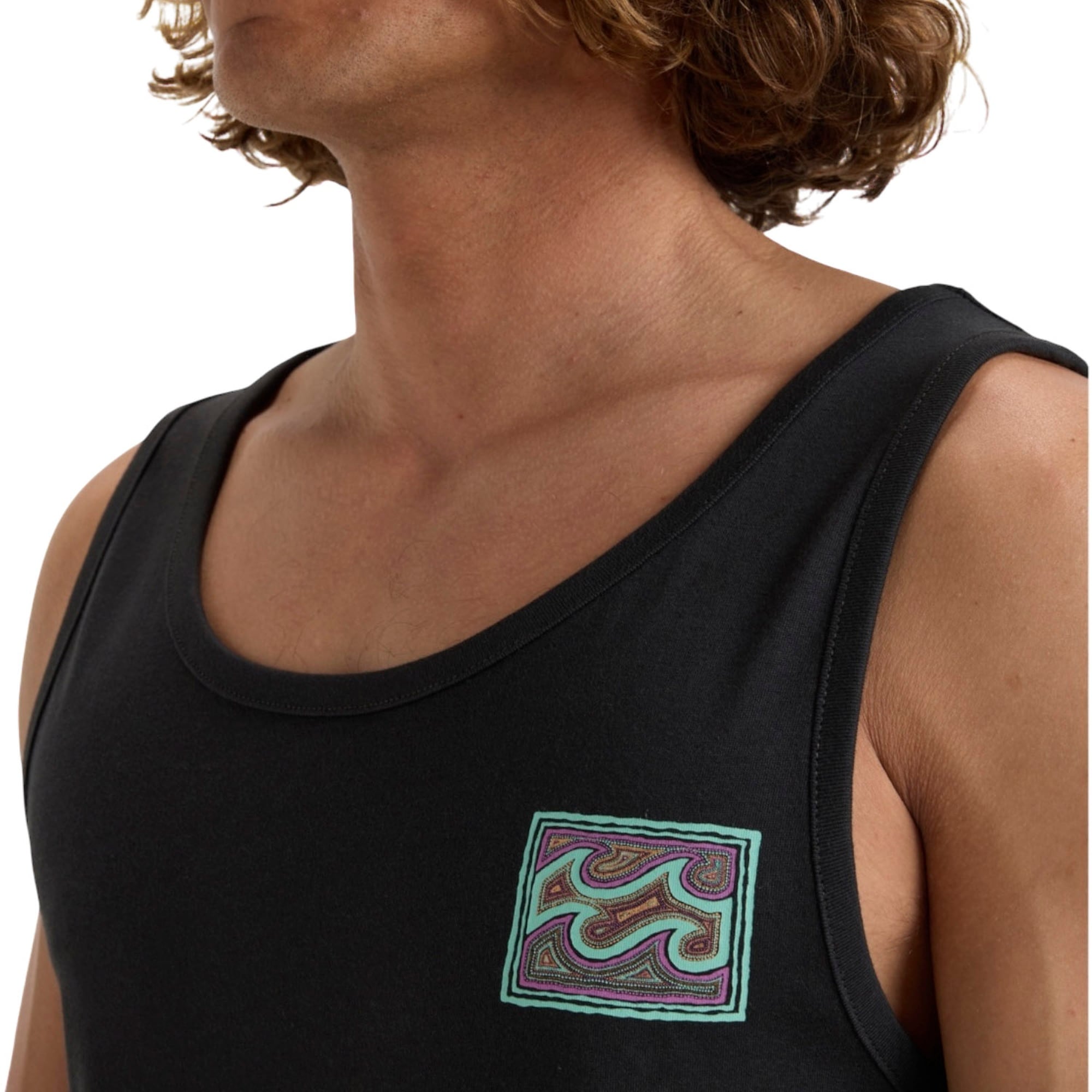 Billabong Crayon Wave Tk Erkek Siyah Tişört