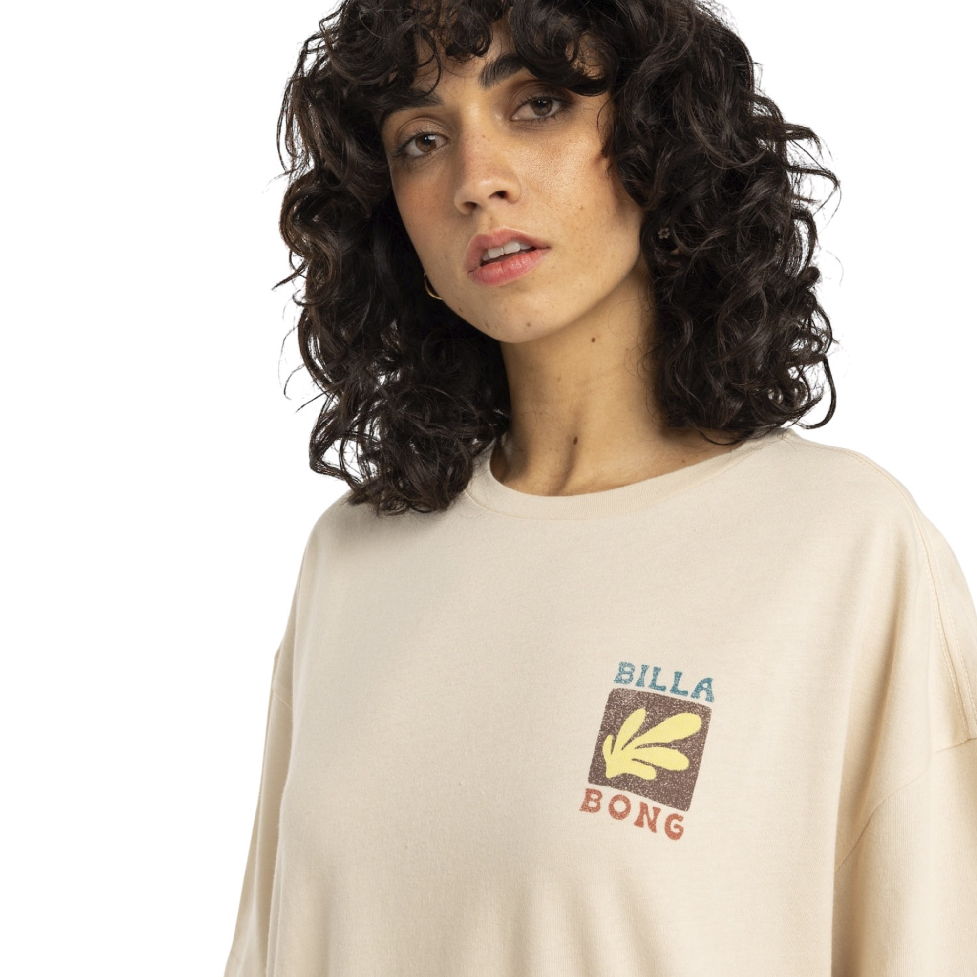 Billabong Brand New Day Kadın Beyaz Tişört