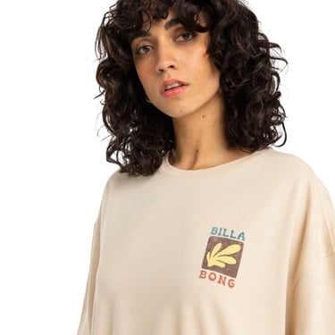  Billabong Brand New Day Kadın Beyaz Tişört