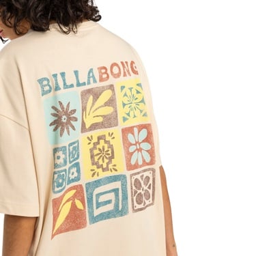  Billabong Brand New Day Kadın Beyaz Tişört