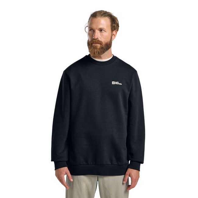  Jack Wolfskin Essential Crewneck Erkek Sweatshirt