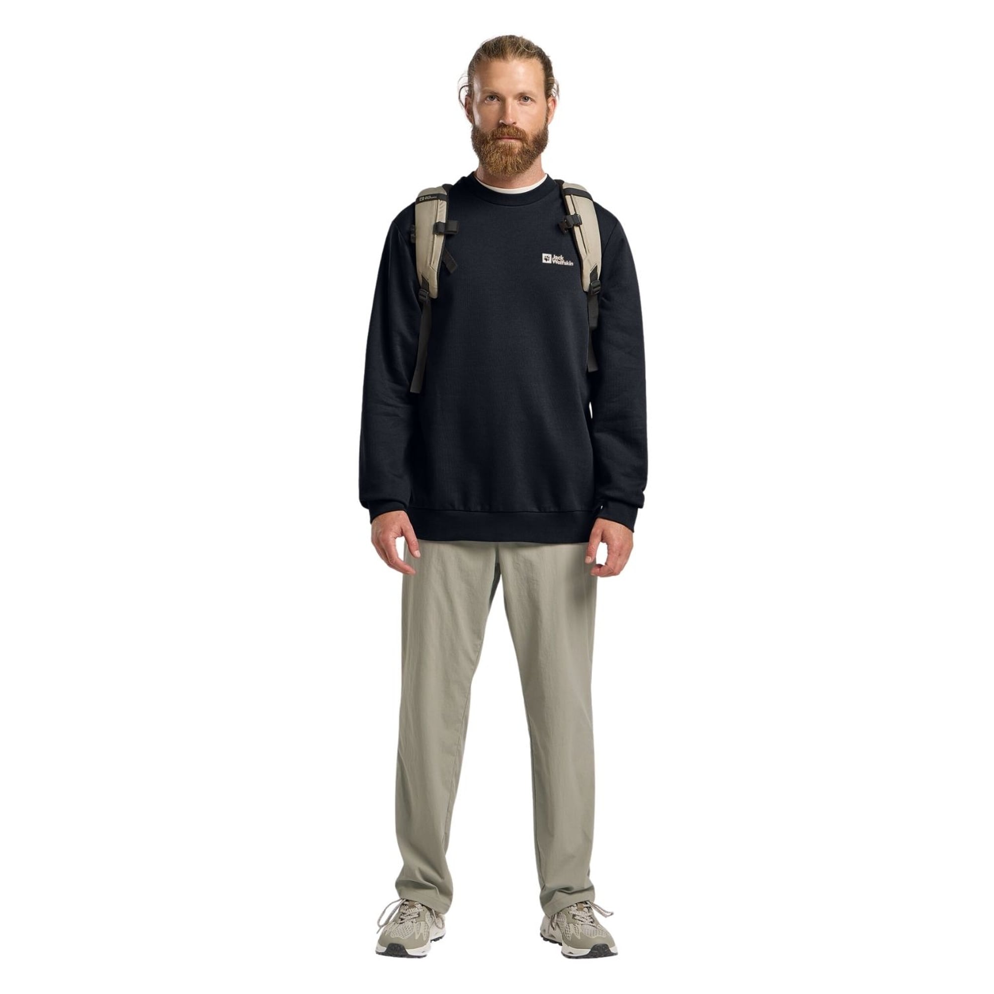 Jack Wolfskin Essential Crewneck Erkek Sweatshirt