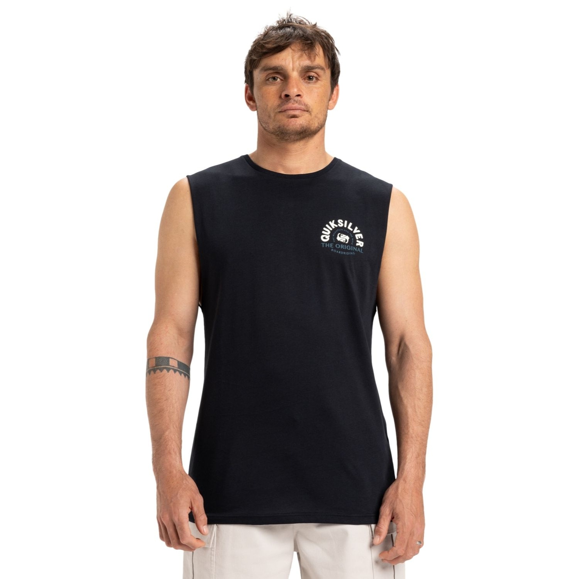 Quiksilver Ev Summer Road Muscle Erkek Siyah Tişört
