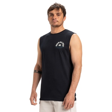  Quiksilver Ev Summer Road Muscle Erkek Siyah Tişört