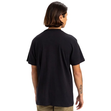  Quiksilver Skull Lines Erkek Siyah Tişört