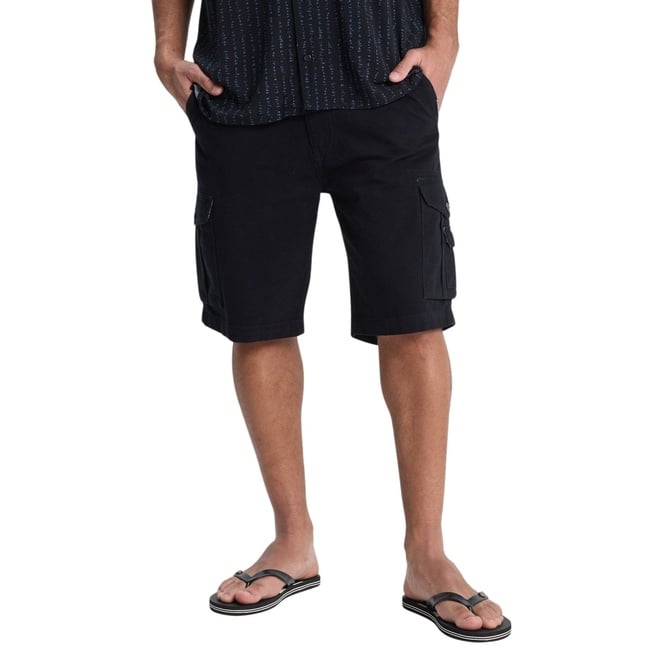  Quiksilver Crucial Battle Cargo Erkek Siyah Walkshort