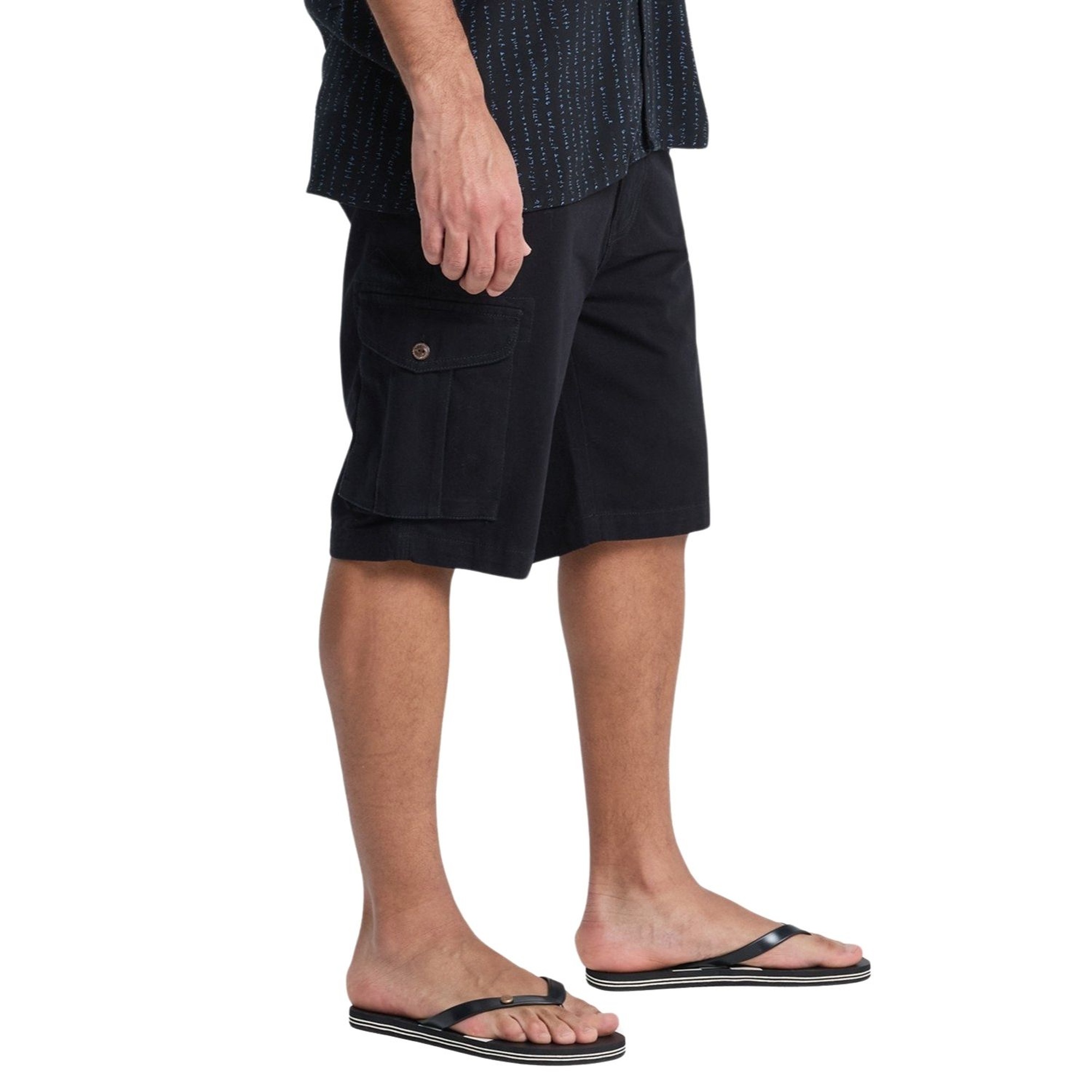 Quiksilver Crucial Battle Cargo Erkek Siyah Walkshort