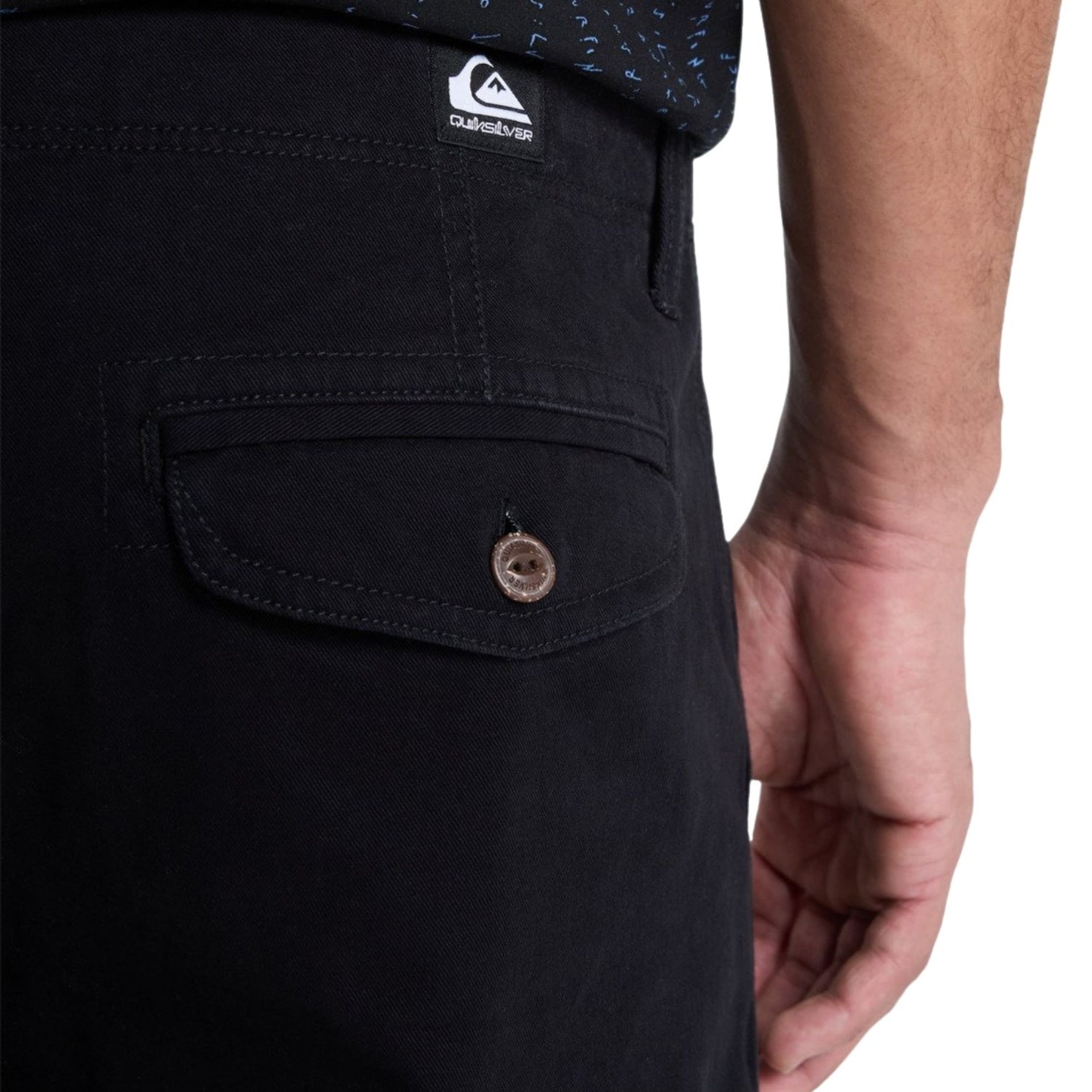 Quiksilver Crucial Battle Cargo Erkek Siyah Walkshort