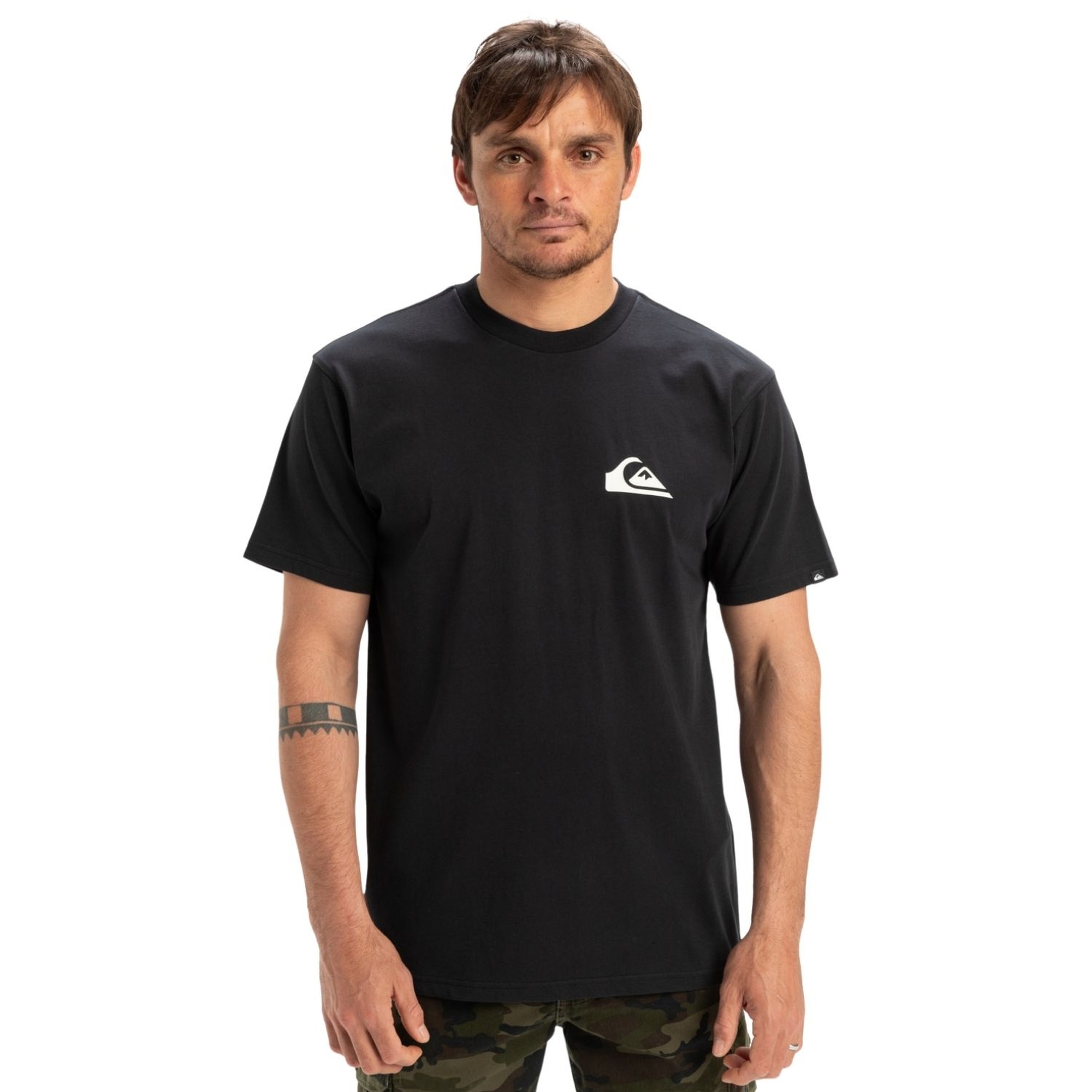 Quiksilver Fineline Erkek Siyah Tişört