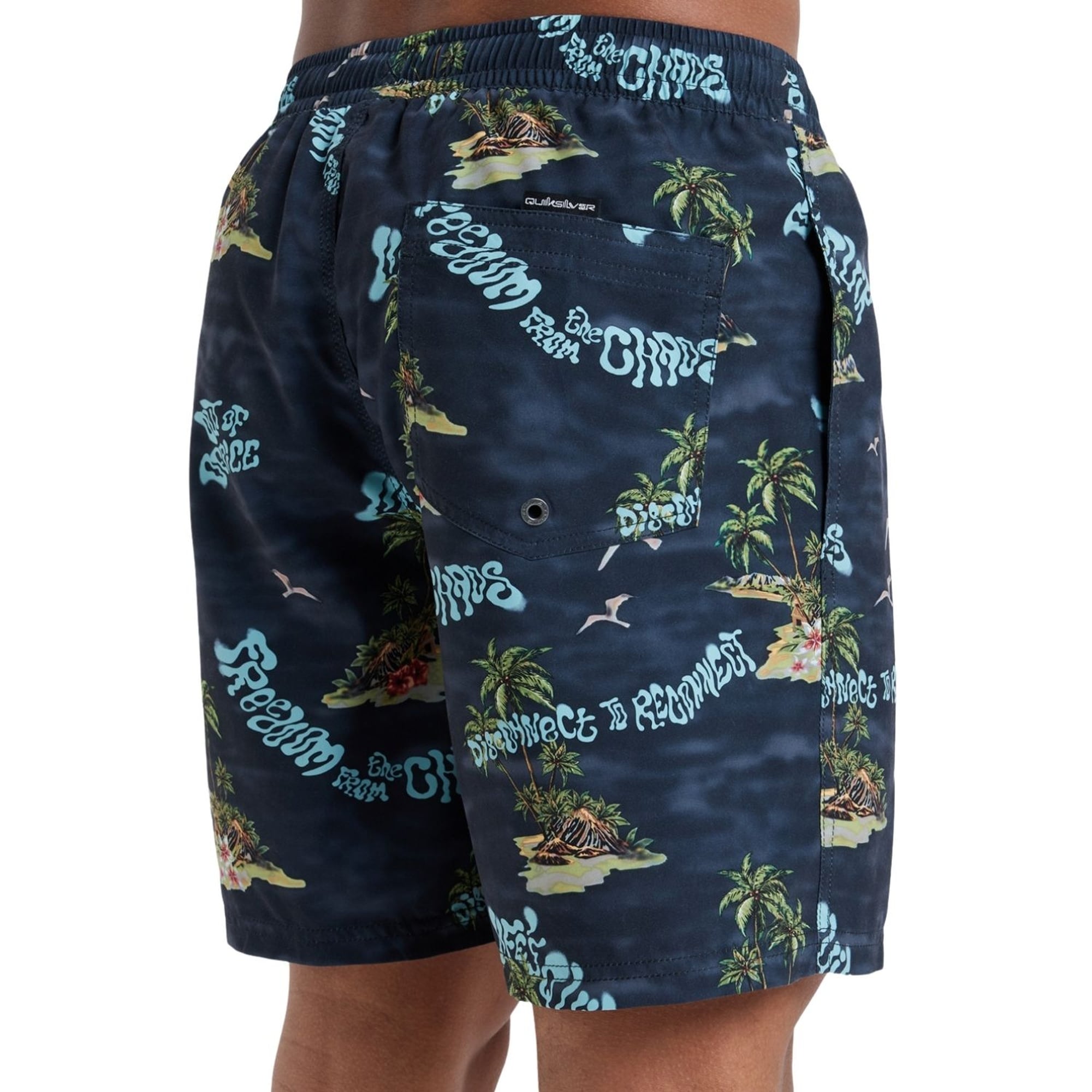 Quiksilver Everyday Straight 17 Erkek Siyah Volley Short