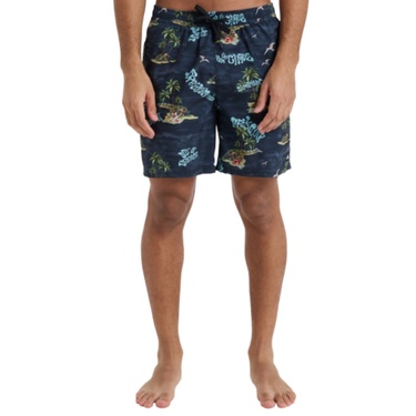  Quiksilver Everyday Straight 17 Erkek Siyah Volley Short