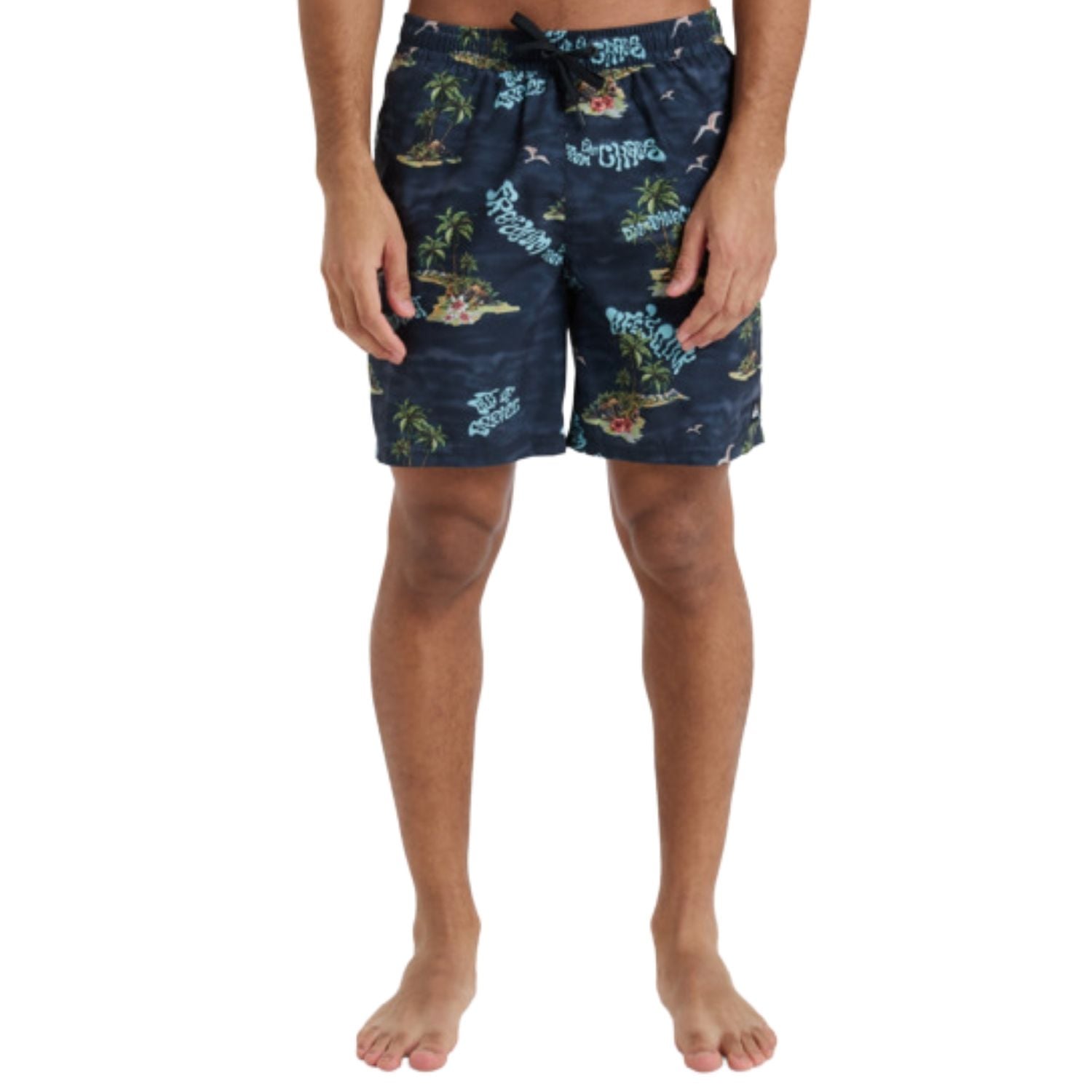  Quiksilver Everyday Straight 17 Erkek Siyah Volley Short