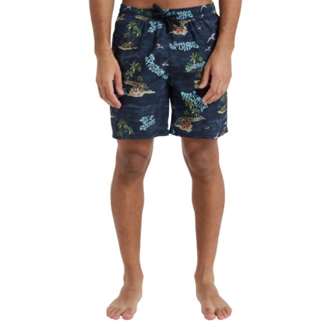  Quiksilver Everyday Straight 17 Erkek Siyah Volley Short