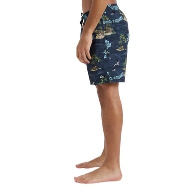  Quiksilver Everyday Straight 17 Erkek Siyah Volley Short