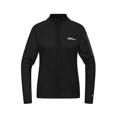  Jack Wolfskin Prelight Fz Kadın Siyah Polar Ceket