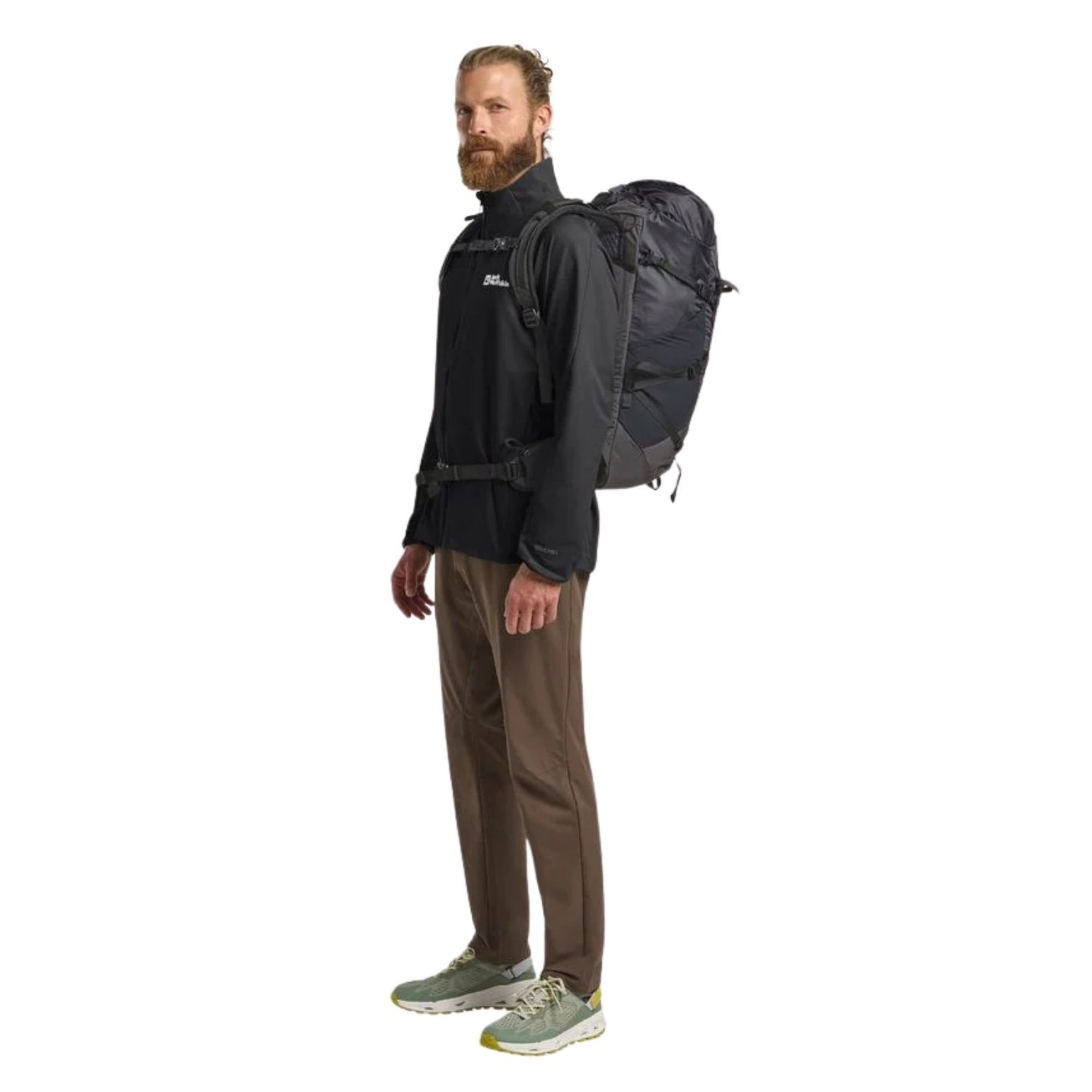 Jack Wolfskin Prelight Stride Erkek Siyah Outdoor Ceketi