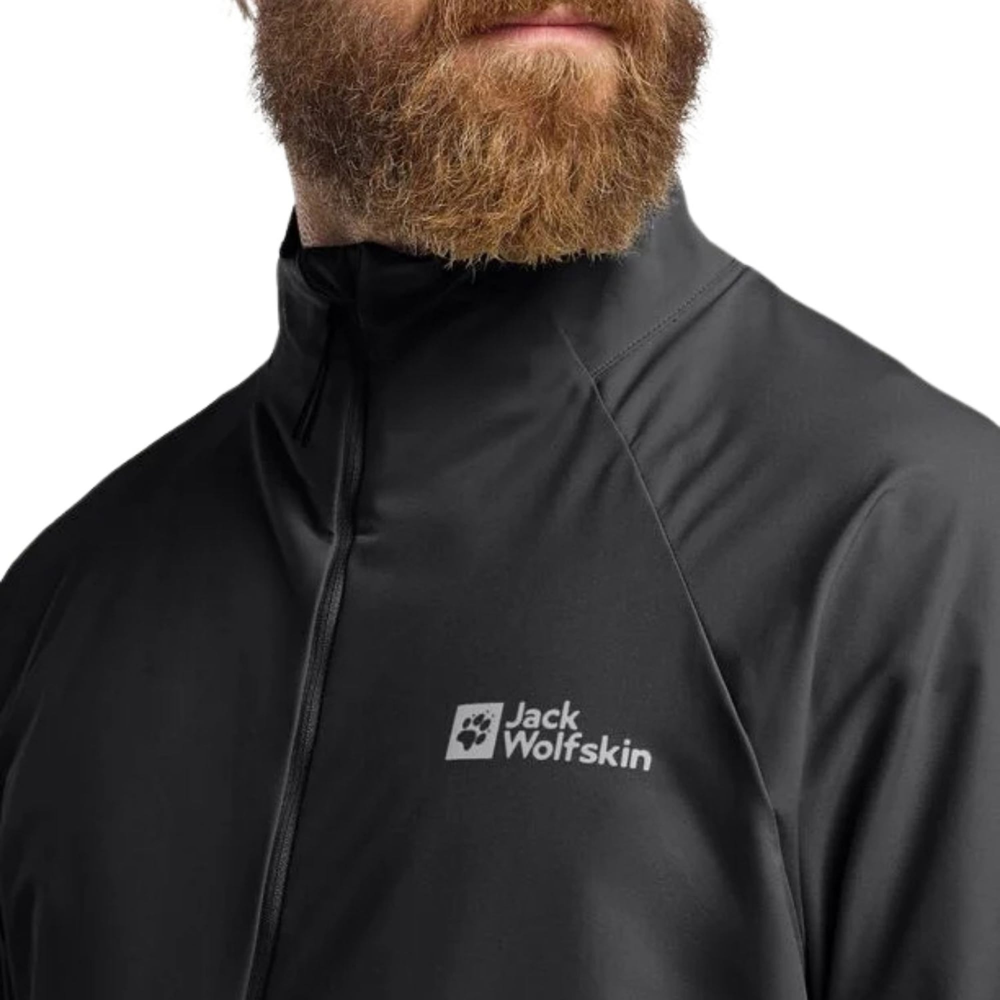 Jack Wolfskin Prelight Stride Erkek Siyah Outdoor Ceketi