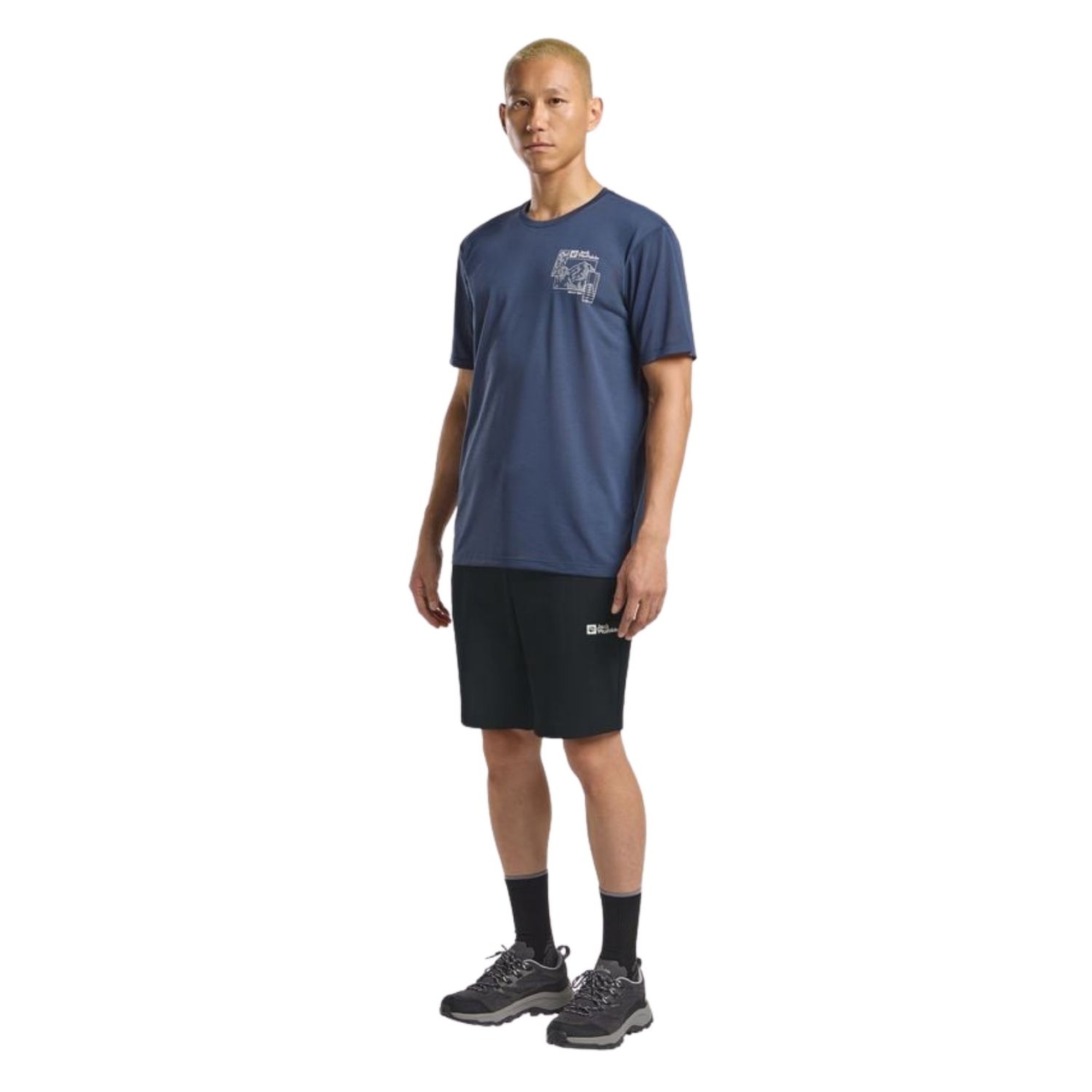 Jack Wolfskin Hikeout Shorts Erkek Siyah Şort