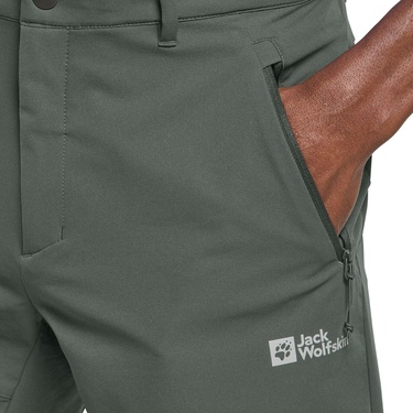  Jack Wolfskin Pico Trail Shorts Erkek Yeşil Şort