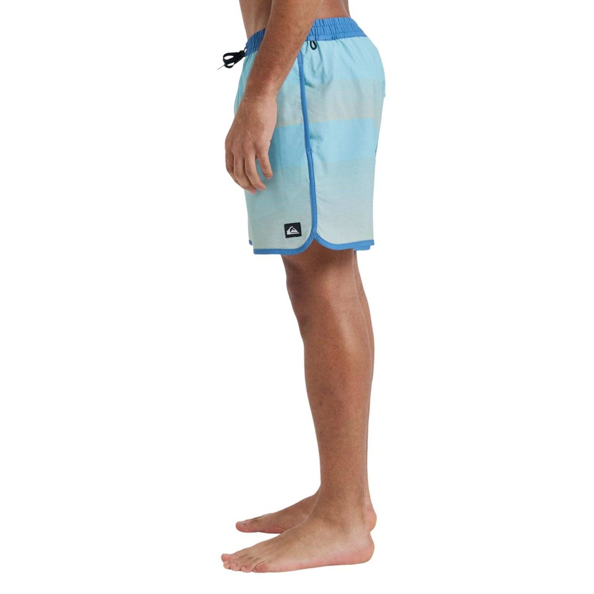 Quiksilver Surfsilk Scallop 16 Erkek Mavi Volley Short