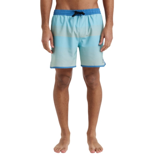  Quiksilver Surfsilk Scallop 16 Erkek Mavi Volley Short