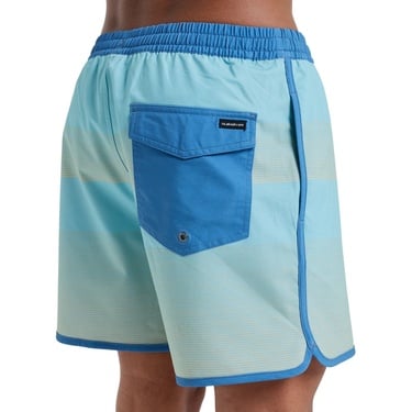 Quiksilver Surfsilk Scallop 16 Erkek Mavi Volley Short