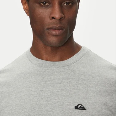  Quiksilver Basic Young Erkek Gri Tişört
