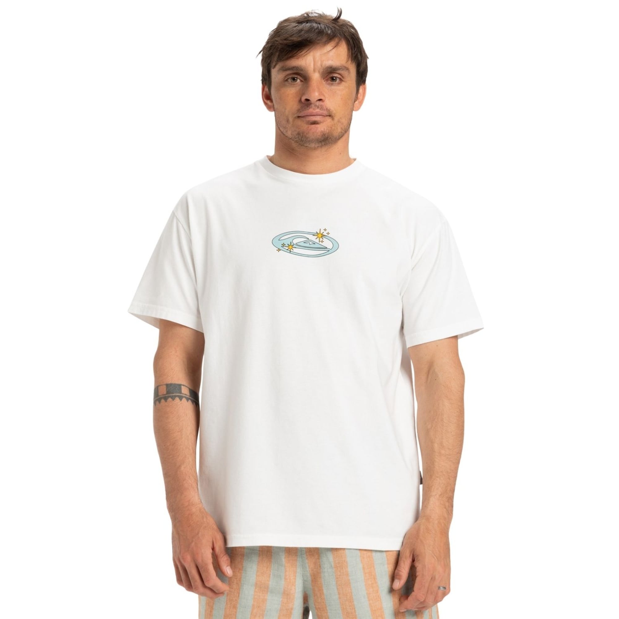 Quiksilver Nd Nature Magic Erkek Beyaz Tişört