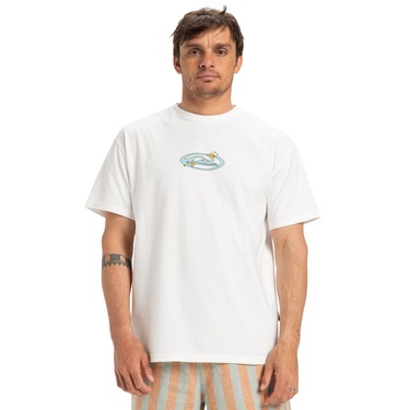  Quiksilver Nd Nature Magic Erkek Beyaz Tişört