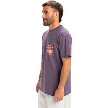  Quiksilver Ev Cosmic Vibrations Erkek Mor Tişört