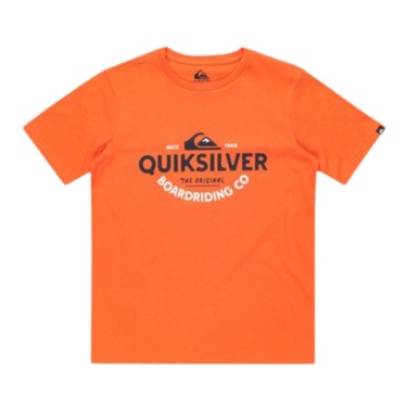  Quiksilver Ev Typed Out Yth Erkek Çocuk Turuncu Tişört