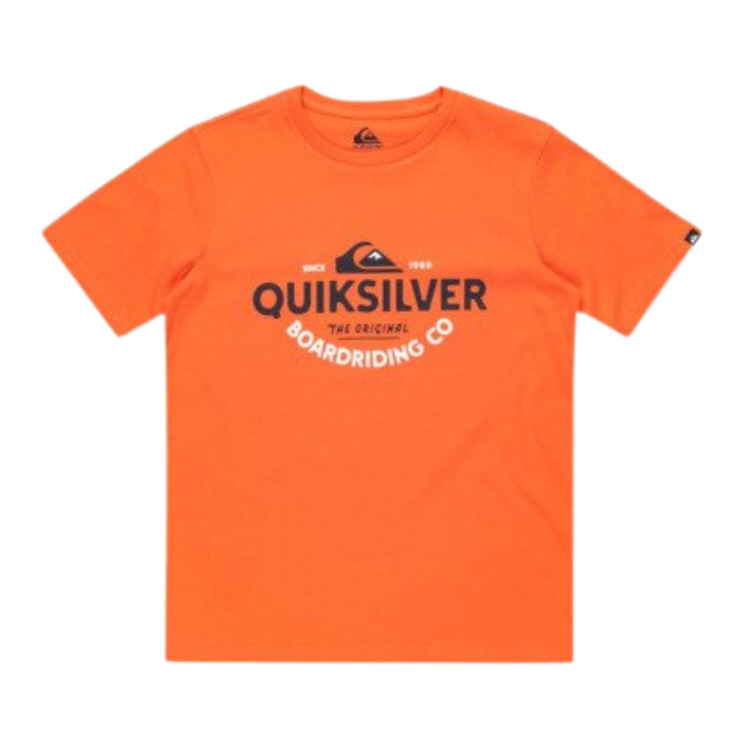  Quiksilver Ev Typed Out Yth Erkek Çocuk Turuncu Tişört