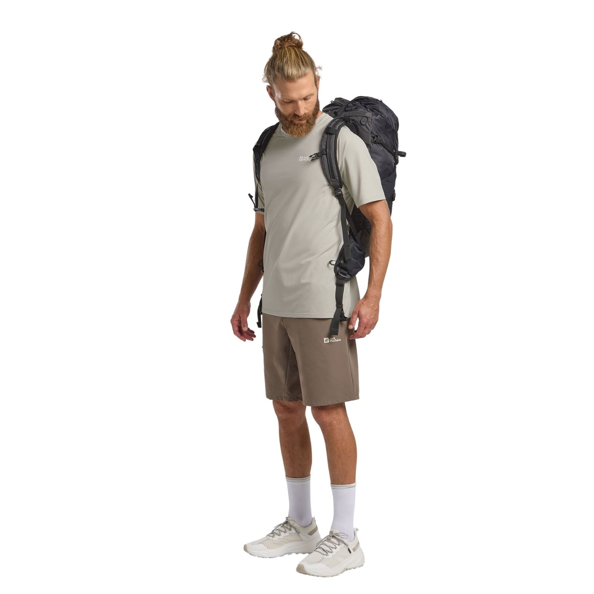 Jack Wolfskin Prelight Stride Shorts Erkek Kahverengi Şort