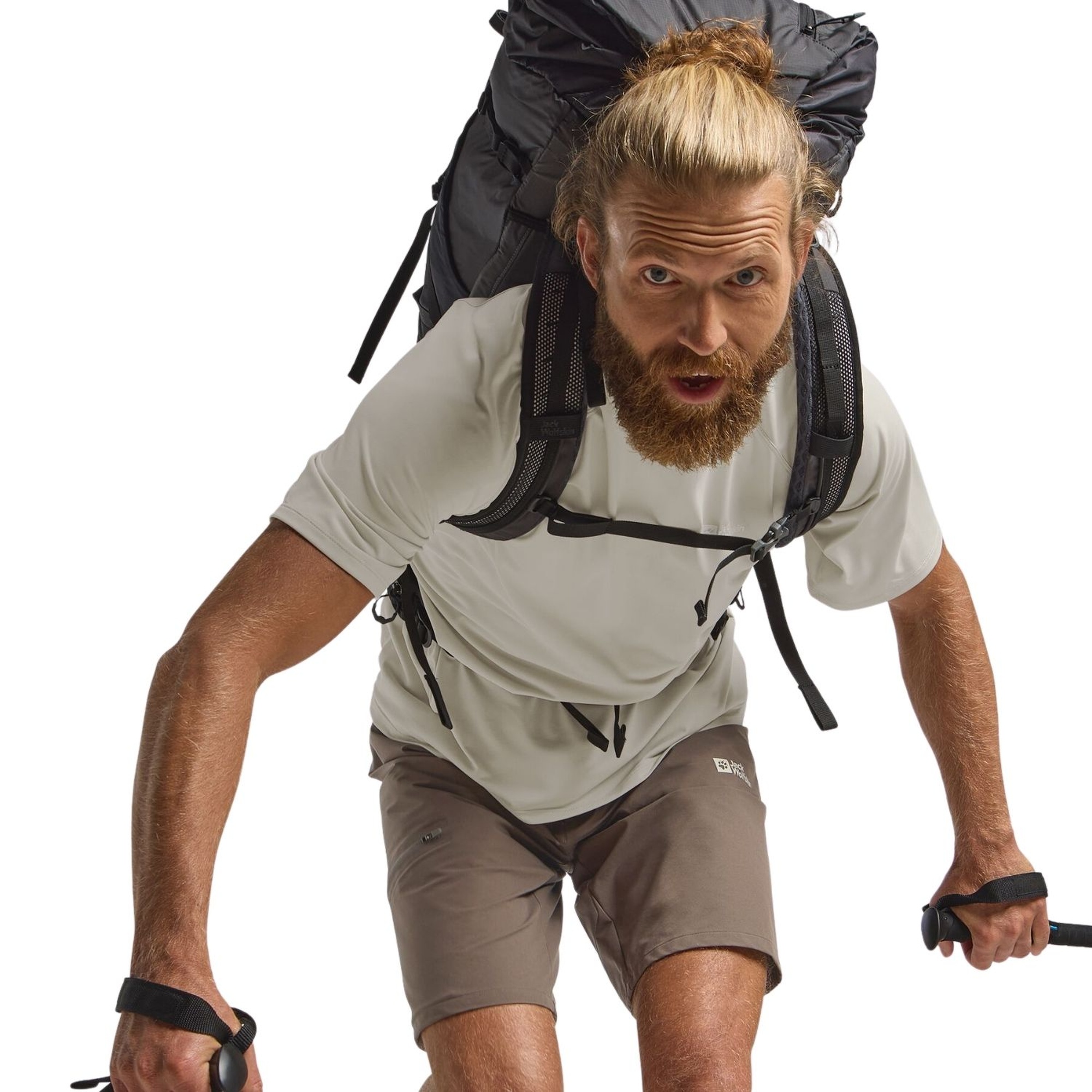 Jack Wolfskin Prelight Stride Shorts Erkek Kahverengi Şort