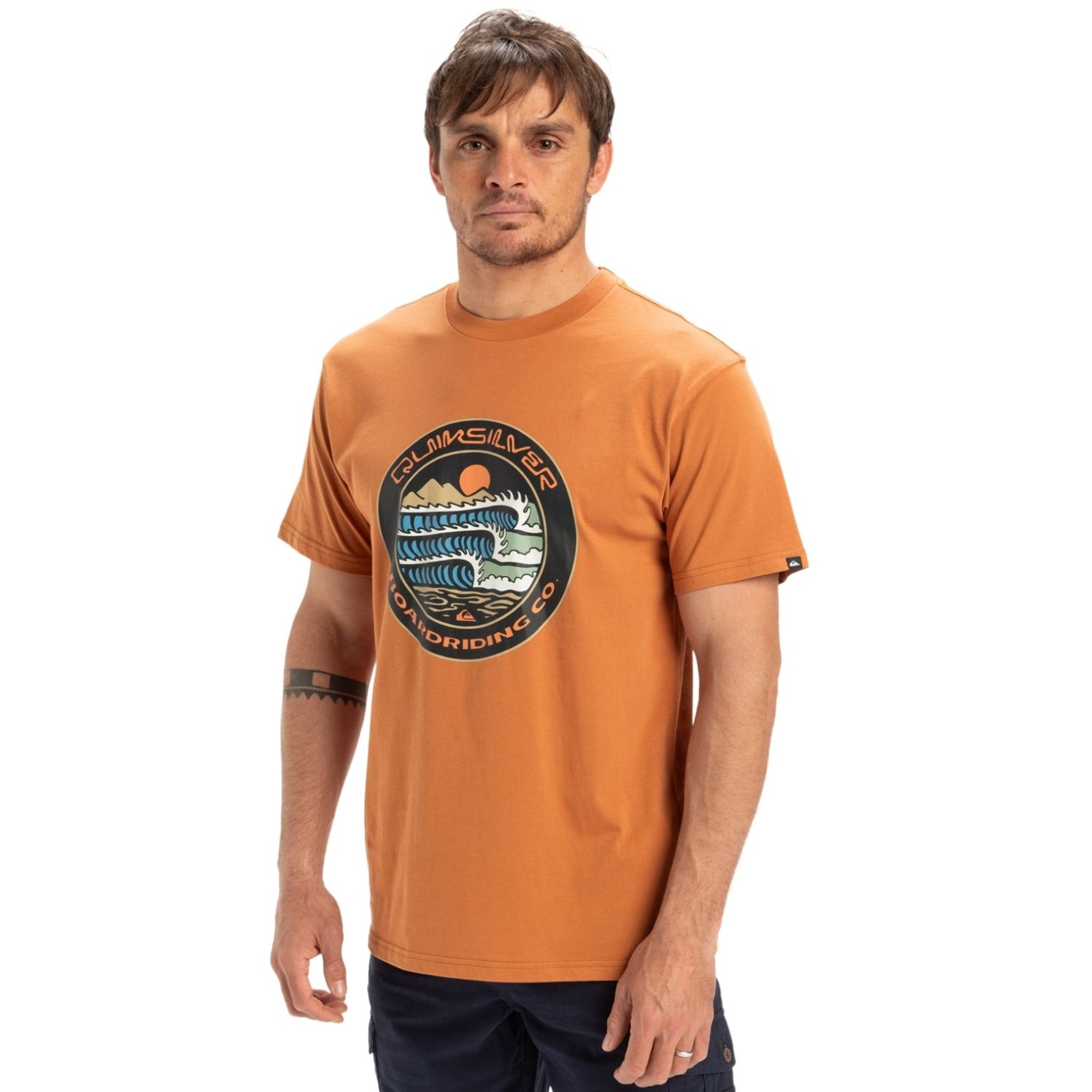 Quiksilver Ev Three Seas Erkek Kırmızı Tişört