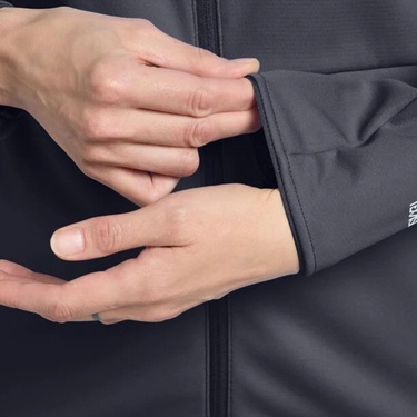  Jack Wolfskin Feldberg Hoody Kadın Mavi Softshell