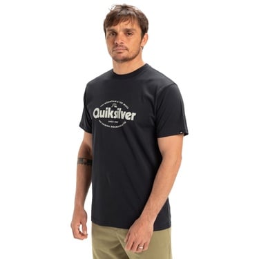  Quiksilver Ev Shape All Day Erkek Mavi Tişört