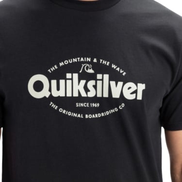  Quiksilver Ev Shape All Day Erkek Mavi Tişört