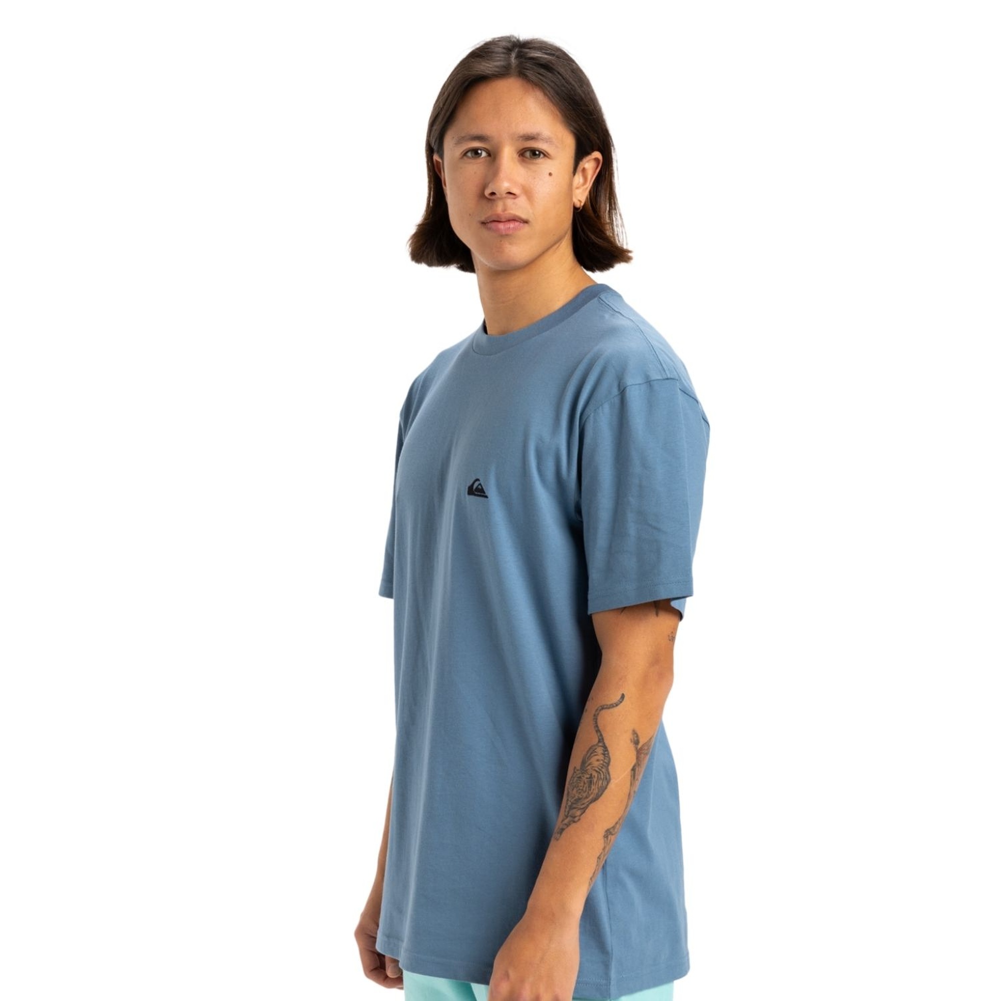 Quiksilver Basic Young Erkek Mavi Tişört