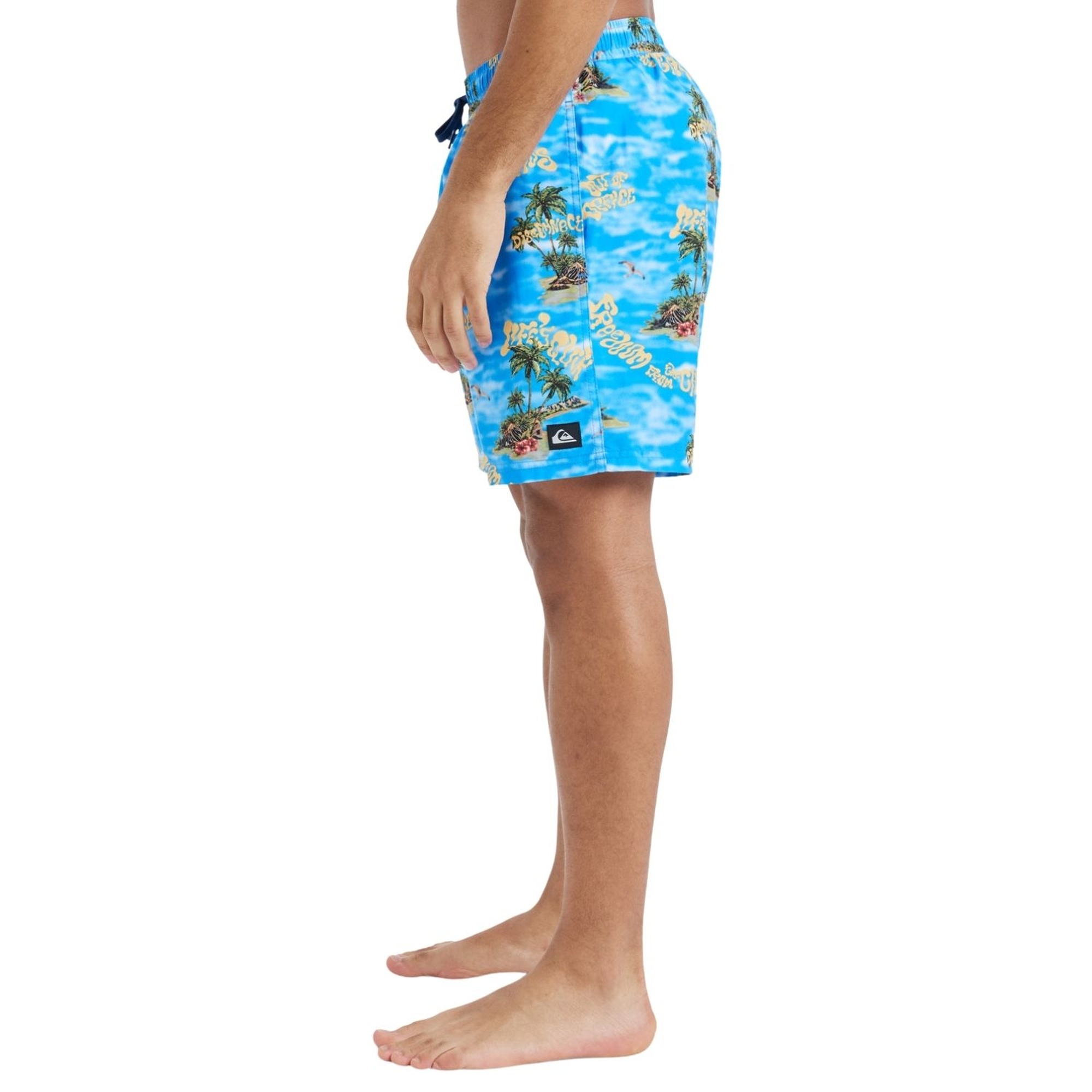 Quiksilver Everyday Straight 17 Erkek Mavi Volley Short