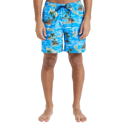  Quiksilver Everyday Straight 17 Erkek Mavi Volley Short