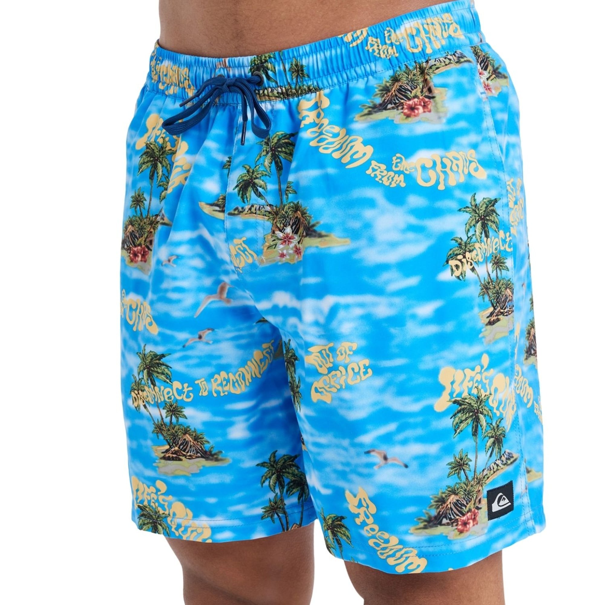 Quiksilver Everyday Straight 17 Erkek Mavi Volley Short