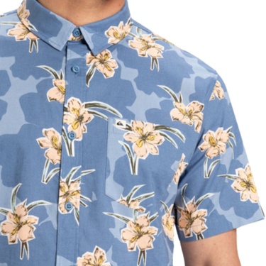  Quiksilver Apero Classic Erkek Mavi Gömlek