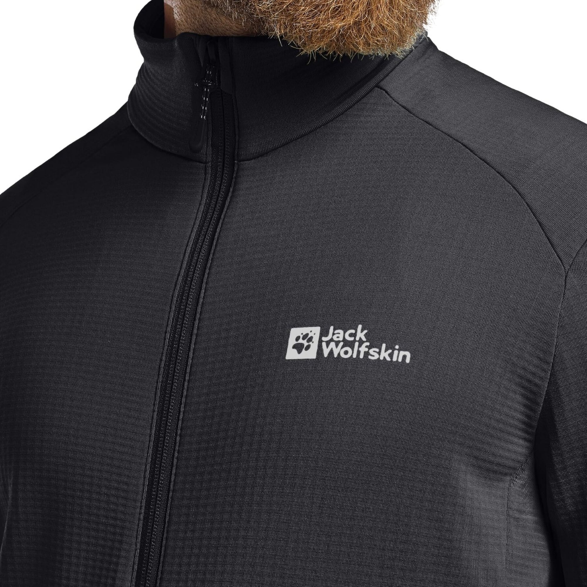 Jack Wolfskin Kolbenberg Fz Erkek Gri Polar Ceket