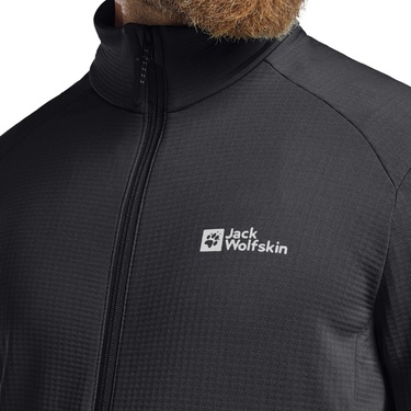  Jack Wolfskin Kolbenberg Fz Erkek Gri Polar Ceket